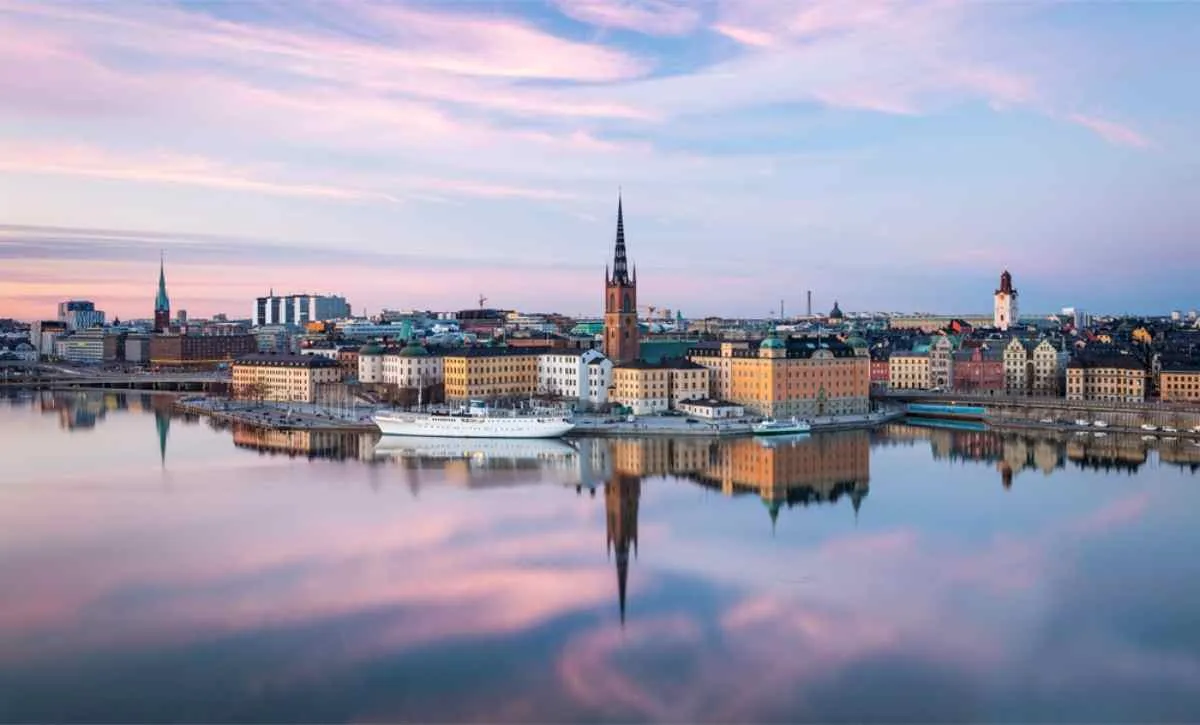 Vista desde Monteliusvägen en Estocolmo