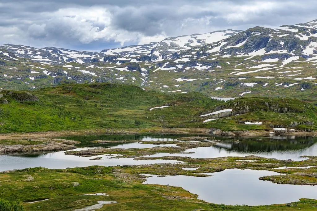 Hardangervidda nasjonalpark i Norge