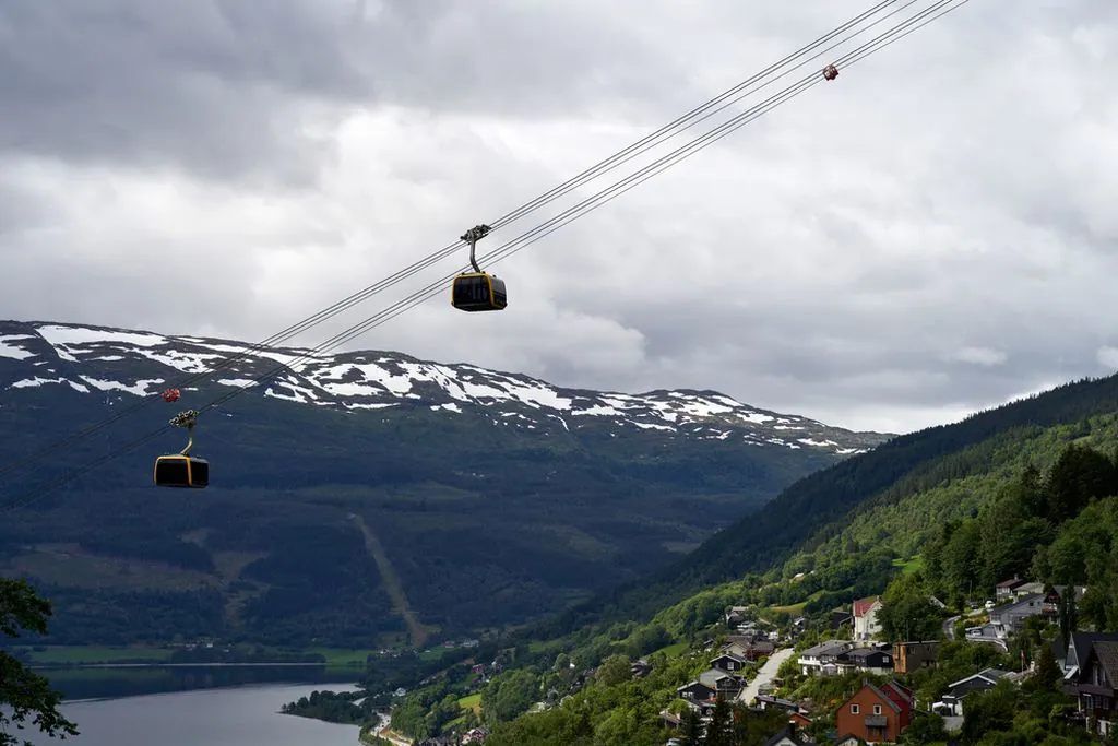 Télécabine à Voss