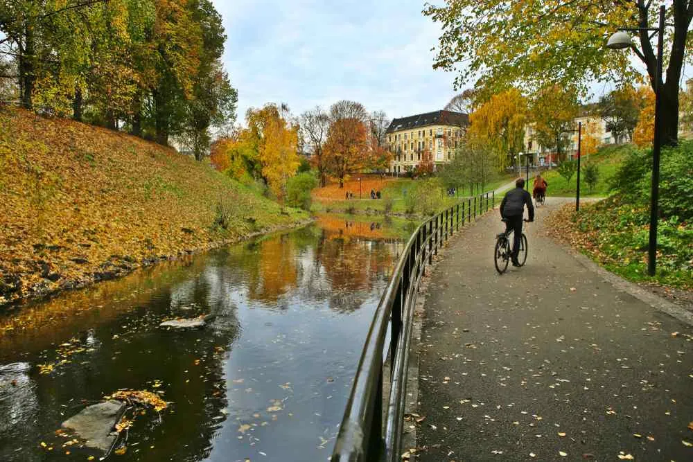 Der Aker-Fluss in Oslo