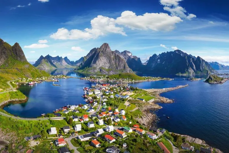La météo en Norvège en été