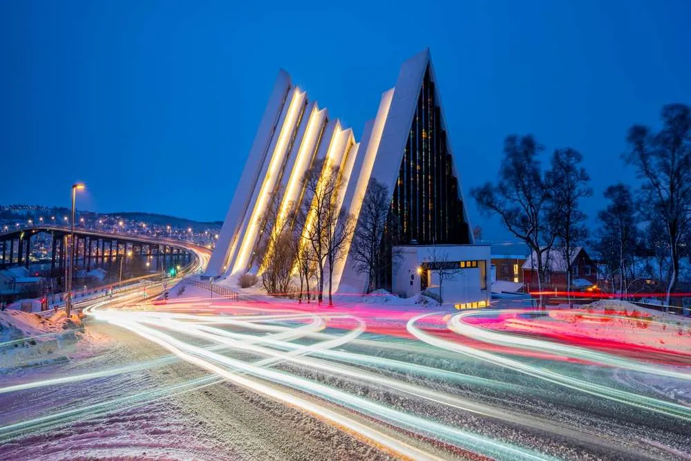 Vue de la cathédrale de Tromsø