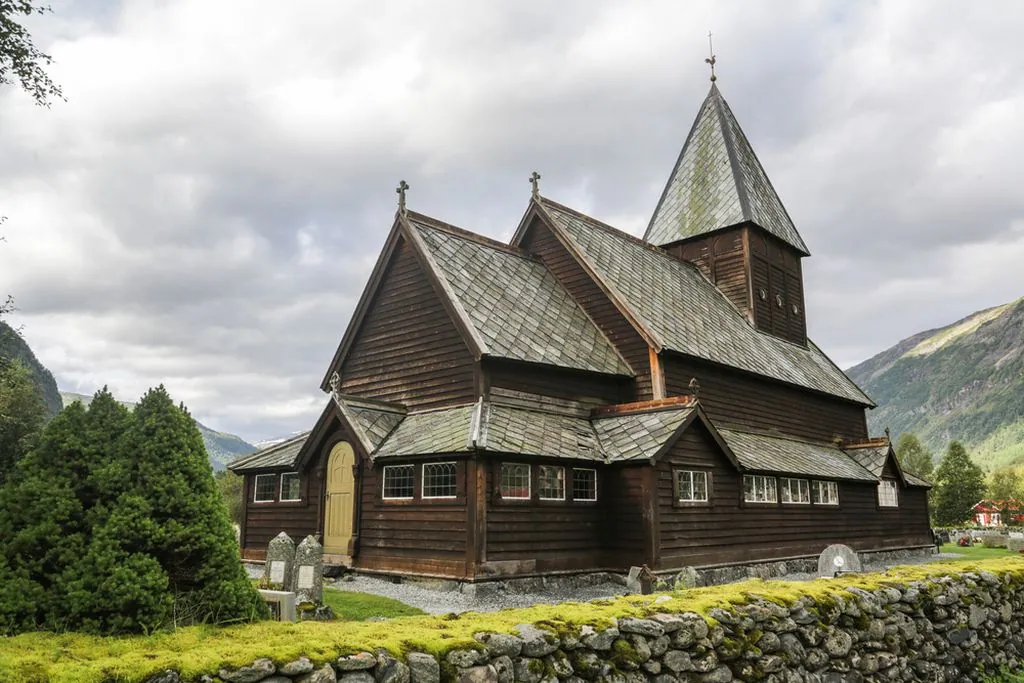 Den norska stavkyrkan i Roldal